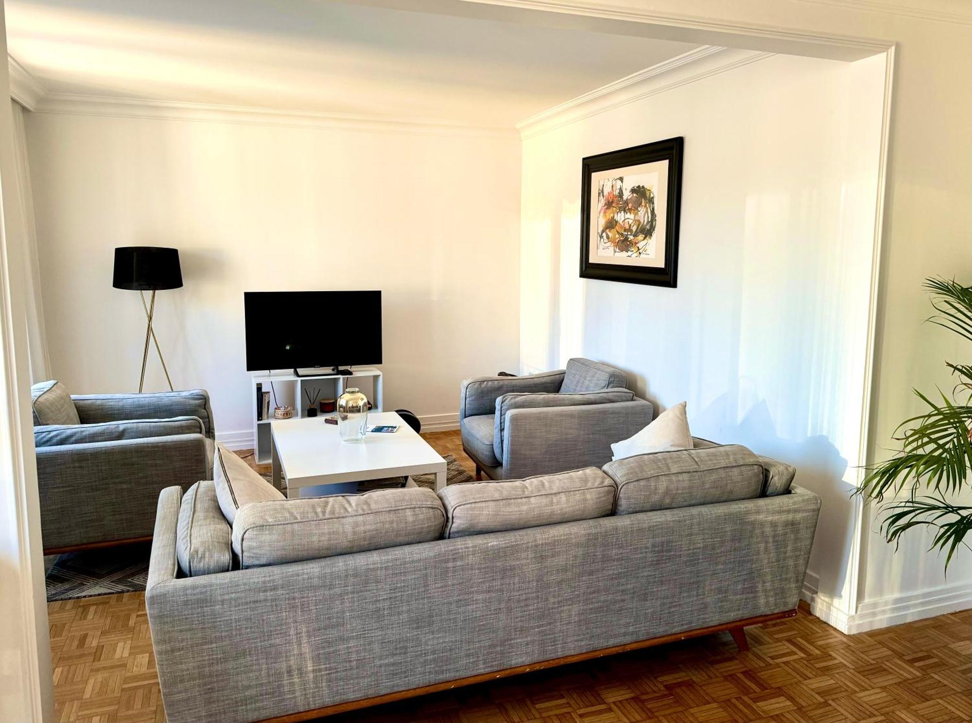 Bergson Top - Appart 80M2, 2 Grandes Chambres, Entierement Renovee Et Equipee, Lumineux, Wifi, Balcon, Calme, Vue Imprenable Saint-Etienne  Luaran gambar